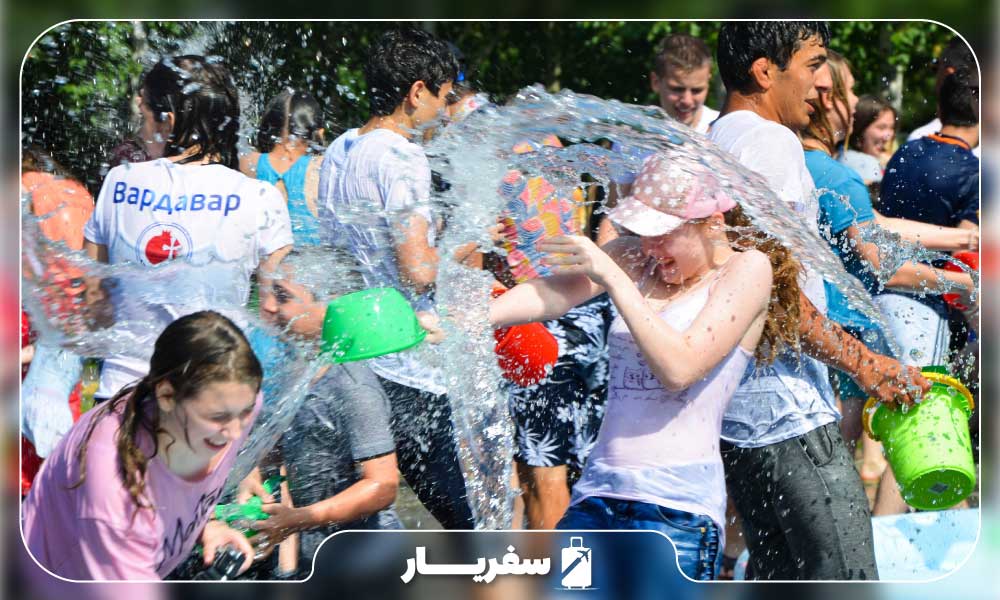 عکس جشن آب ارمنستان