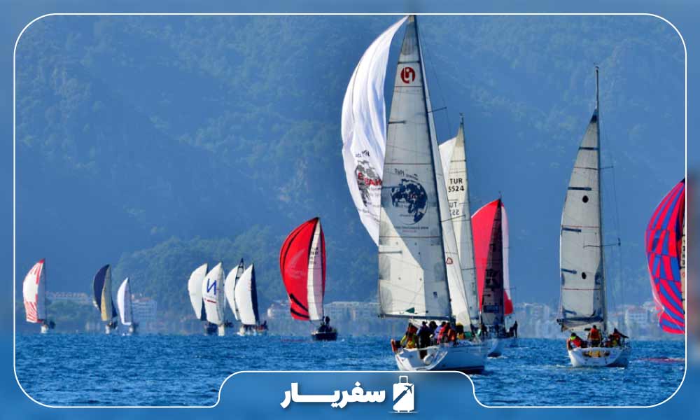 قایق های جشنواره دریا و طبیعت مارماریس