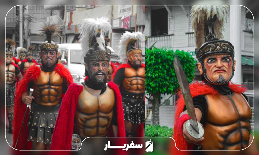 بازدید از فستیوال موریونس در ایام سفر به  فیلیپین