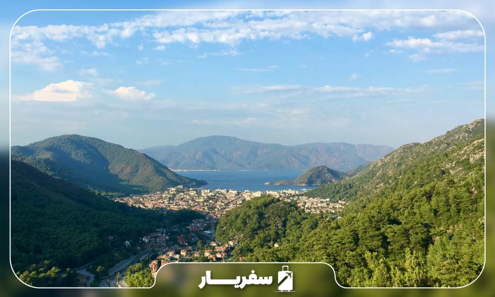 طبیعت زیبای شهر مارماریس ترکیه