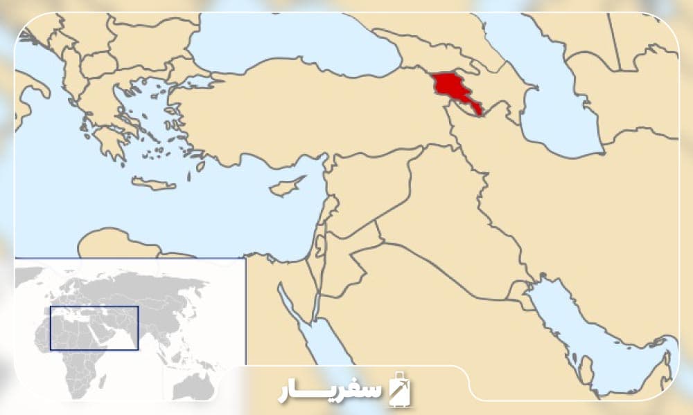 نقشه ارمنستان