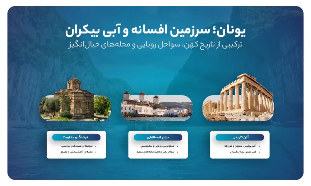 جاذبه های یونان