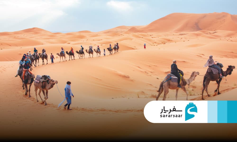 شترسواری و تجربه زندگی بادیه نشینان