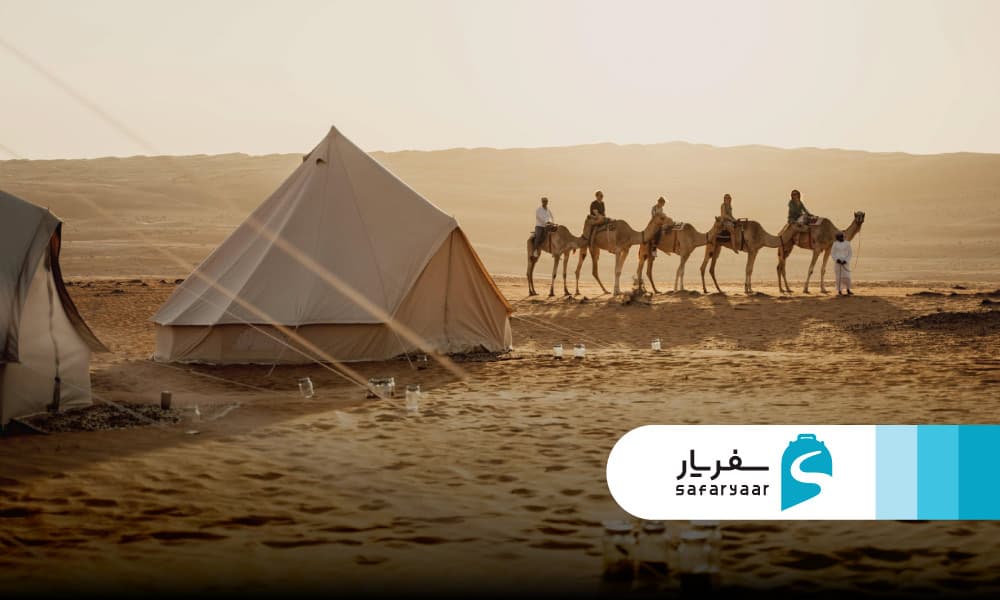 شترسواری در دل شنزارها