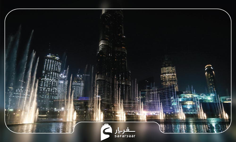 جزئیات قیمت و زمان بازدید از آبنمای دبی