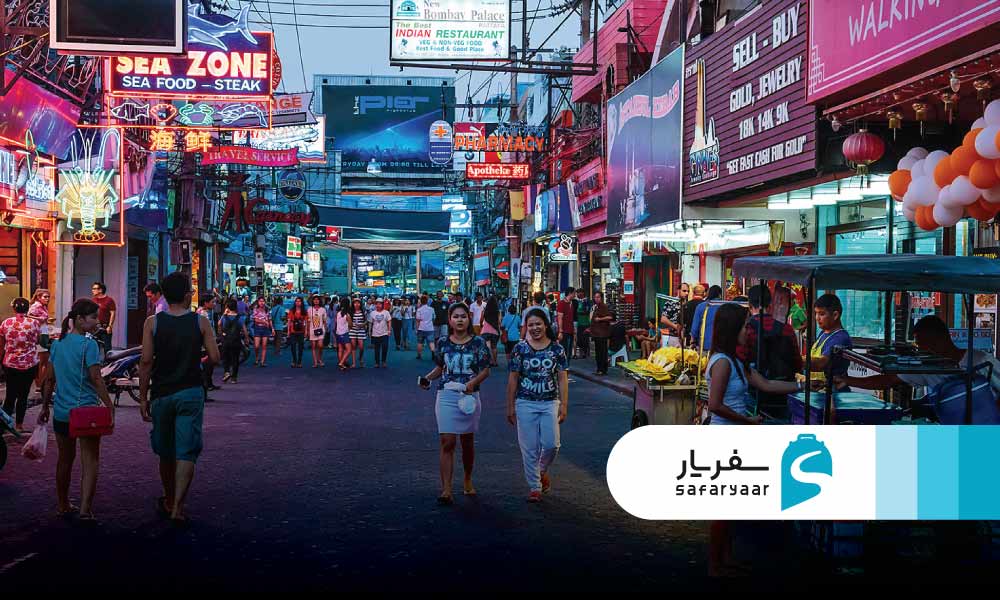 بایدها و نبایدها در واکینگ استریت پاتایا