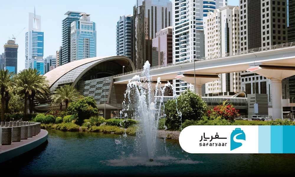 خطوط مترو دبی و ایستگاه های مهم هر مسیر