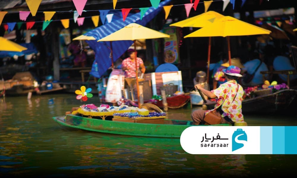 بخش های مختلف بازار شناور پاتایا را بشناسید