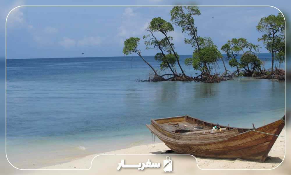 قایق در جزیره هاولاک