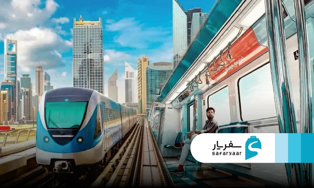 چطور با مترو دبی به فرودگاه یا مراکز گردشگری برویم