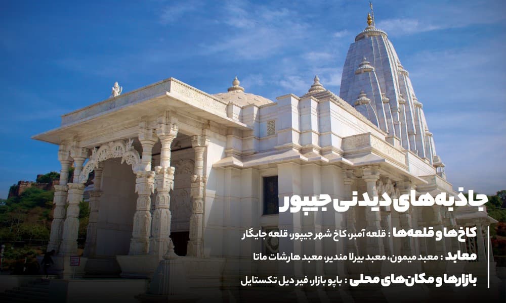 جاذبه های دیدنی جیپور