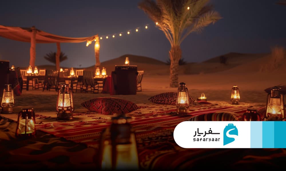 برنامه های شبانه در سافاری دبی