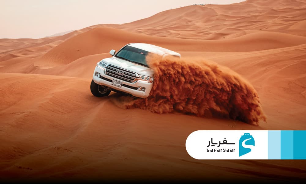 آفرود و رانندگی در تپه های شنی