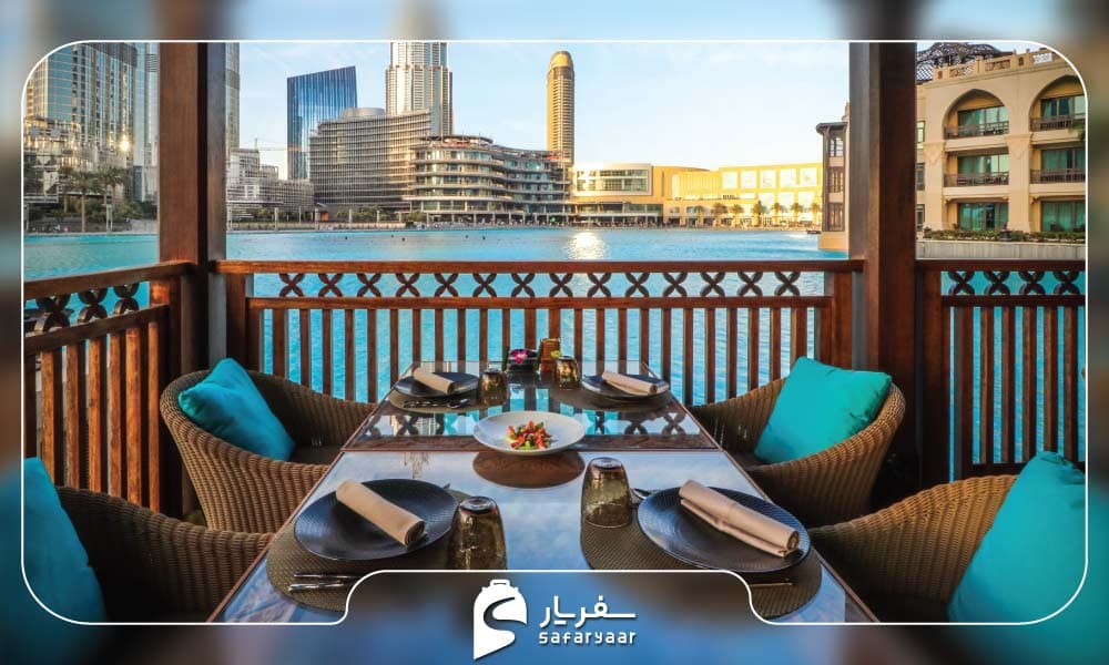 رستوران های اطراف آبنمای دبی