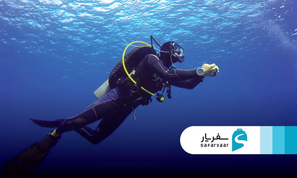 انواع غواصی در کیش