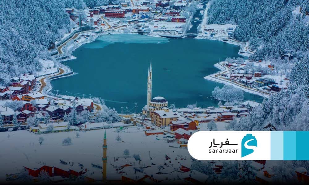 زمستان: تجربه جادوی برف در ترابزون