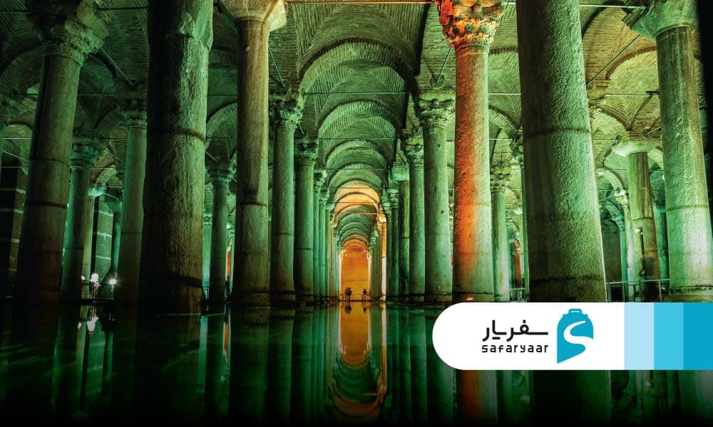 معماری شگفت انگیز آب انبار باسیلیکا