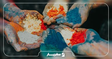 جشن رنگ در هند