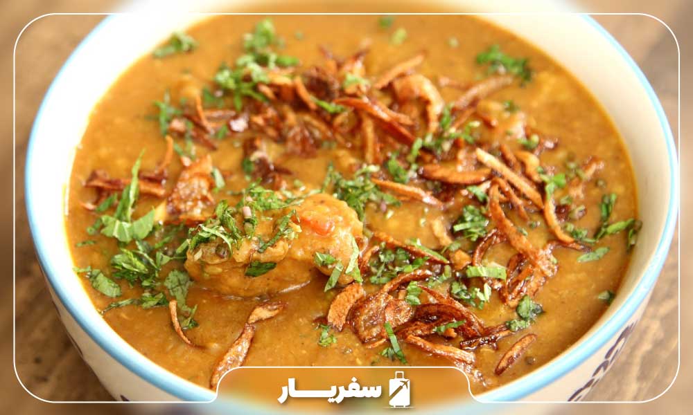 غذای هندی دال گوشت