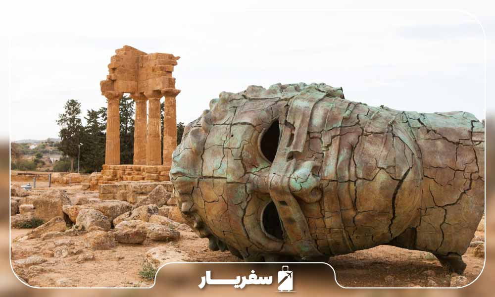 دره معابد در آگریجنتو در سیسیل ایتالیا