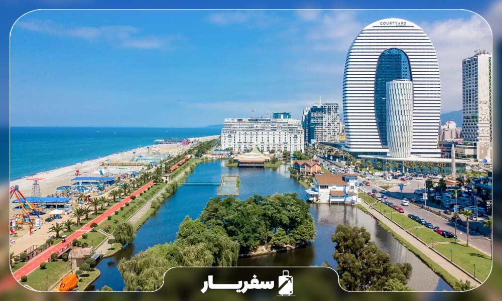 آسمان و زیبایی شهر باتومی گرجستان
