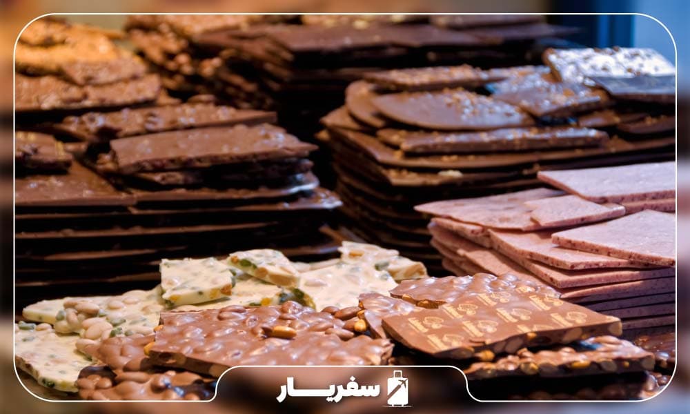 شکلات های خوشمزه سوئیس به عنوان سوغاتی سفر