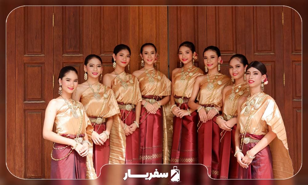 پوشش محلی زنان تایلند