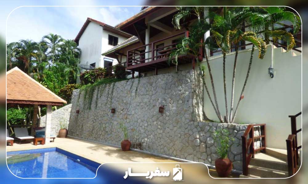 استخر و نمای ویلا بایوک در پوکت تایلند