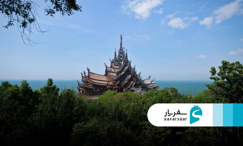 قسمت های مختلف معبد پناهگاه حقیقت