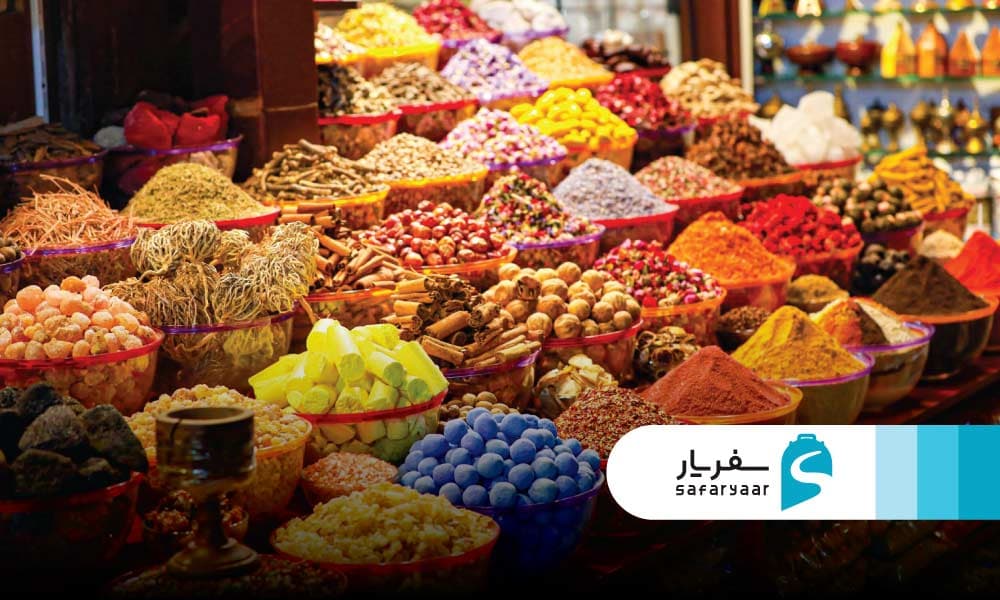 بازار ادویه دبی؛ دنیایی از رنگ و عطر