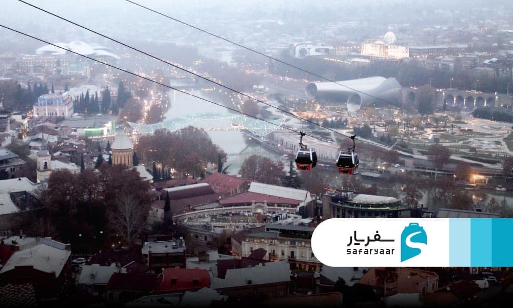 ویژگی های تله کابین تفلیس