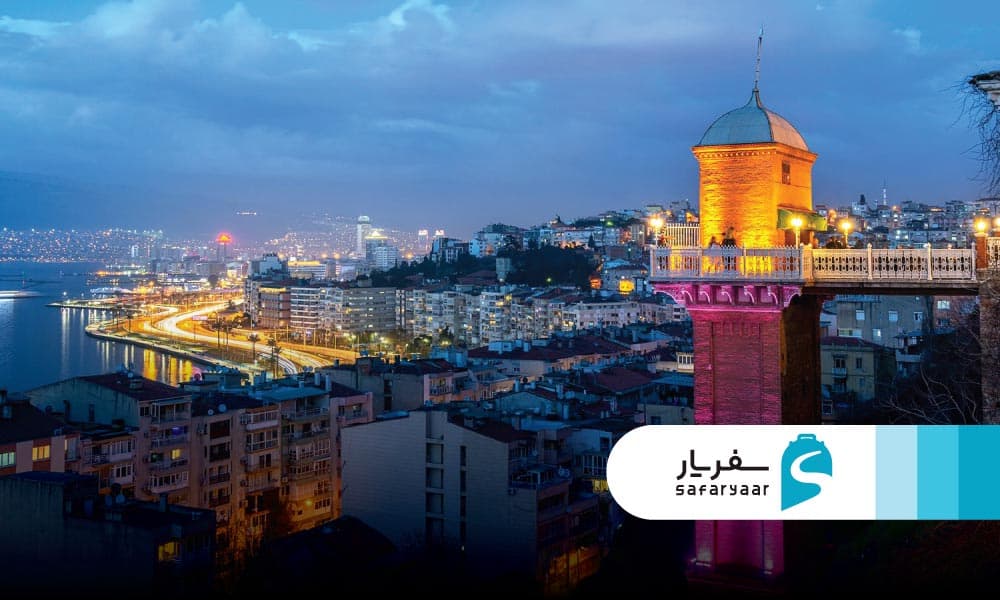 موقعیت جغرافیایی ازمیر