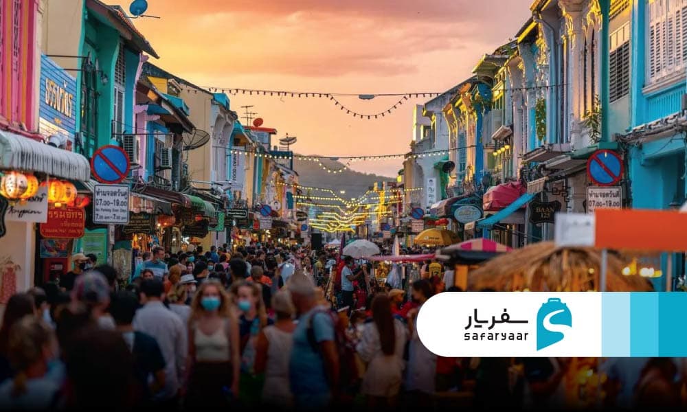 موقعیت جغرافیایی و دسترسی به شهر قدیمی پوکت