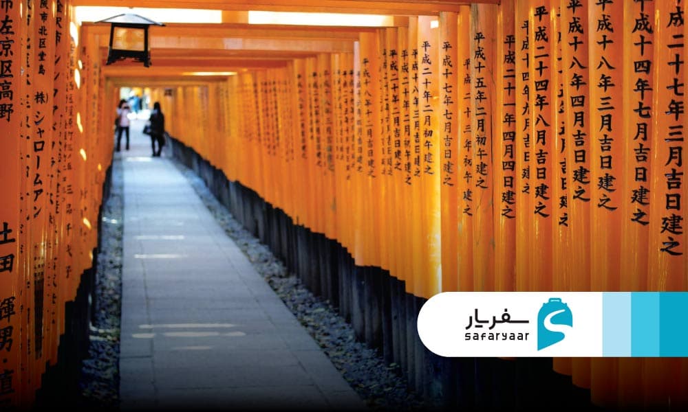 راهنمای دسترسی به معبد فوشیمی ایناری در کیوتو