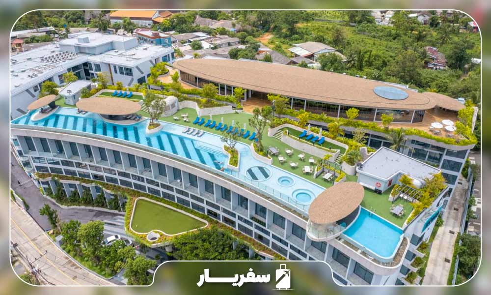 استخر و نمای بالای هتل هما شهر پوکت تایلند