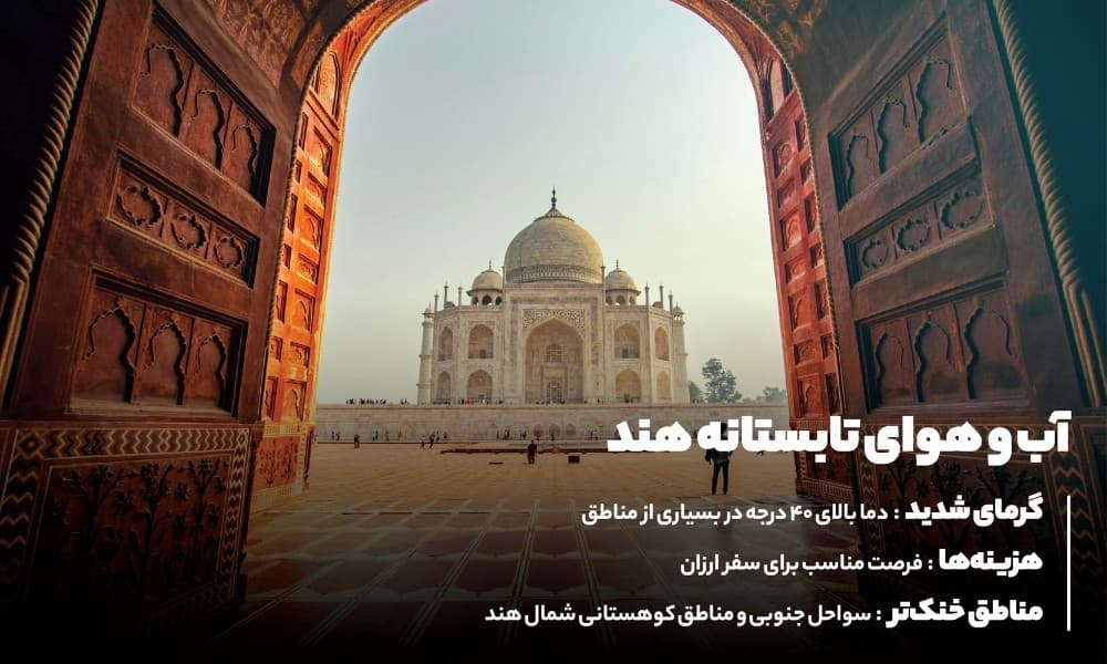 آب و هوای هند در تابستان