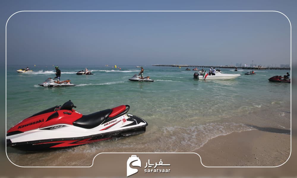 جت اسکی سواری در کیش