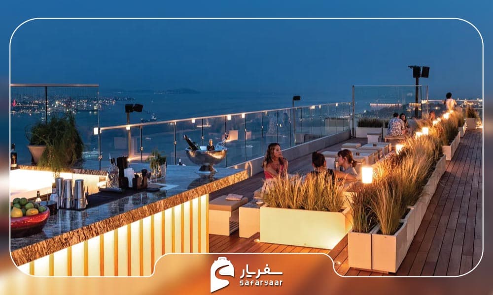 بام رستورانهای پشت بام منطقه بیوگلو