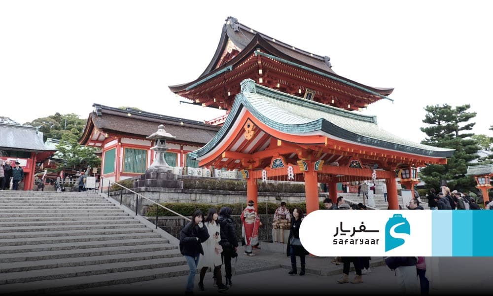 بخش های دیدنی و معماری معبد فوشیمی ایناری