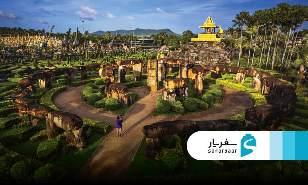 باغ استون هنج: بازسازی مینیاتوری یک سازه تاریخی