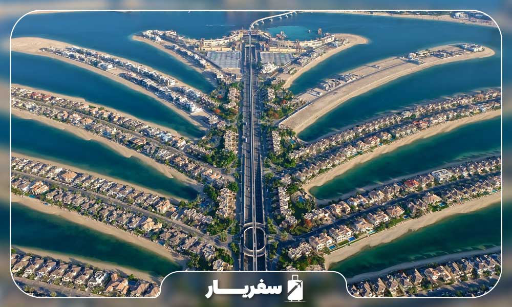 زیبایی و عظمت ساحل پالم جمیرا دبی