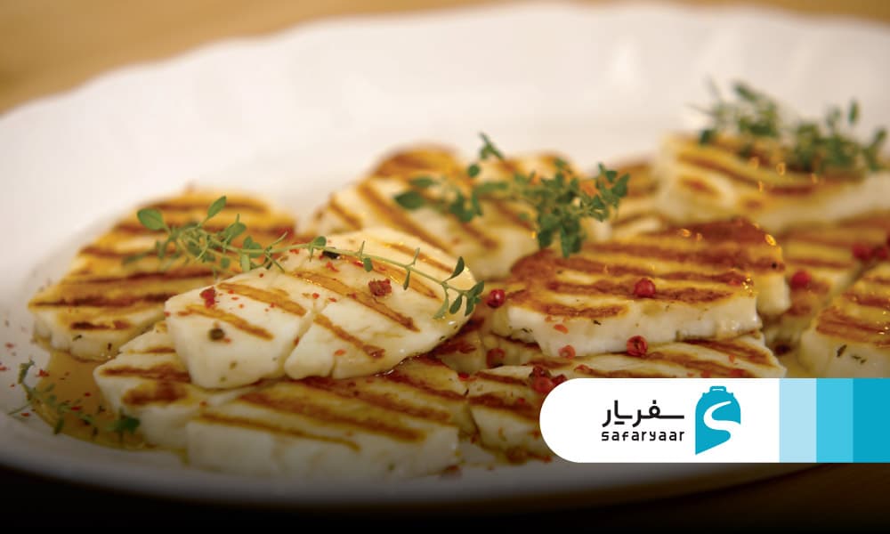 غذاهای سنتی مثل هالومی، مزه، سوولاکی