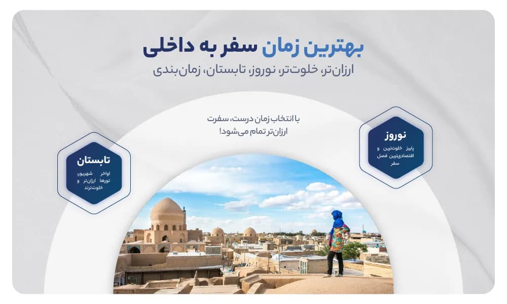 بهترین زمان برای خرید تور داخلی