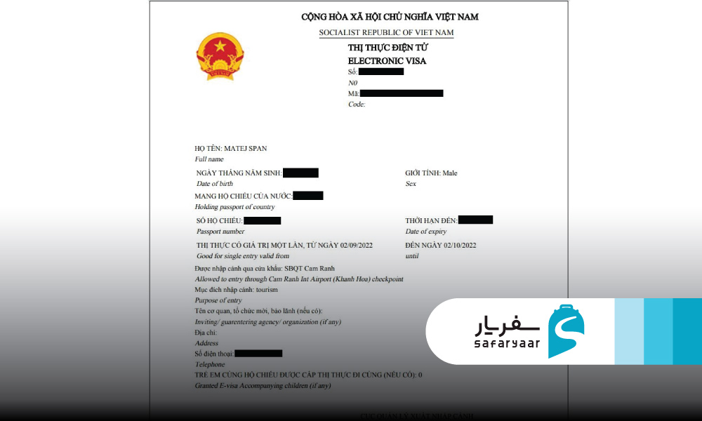 ویزای الکترونیکی