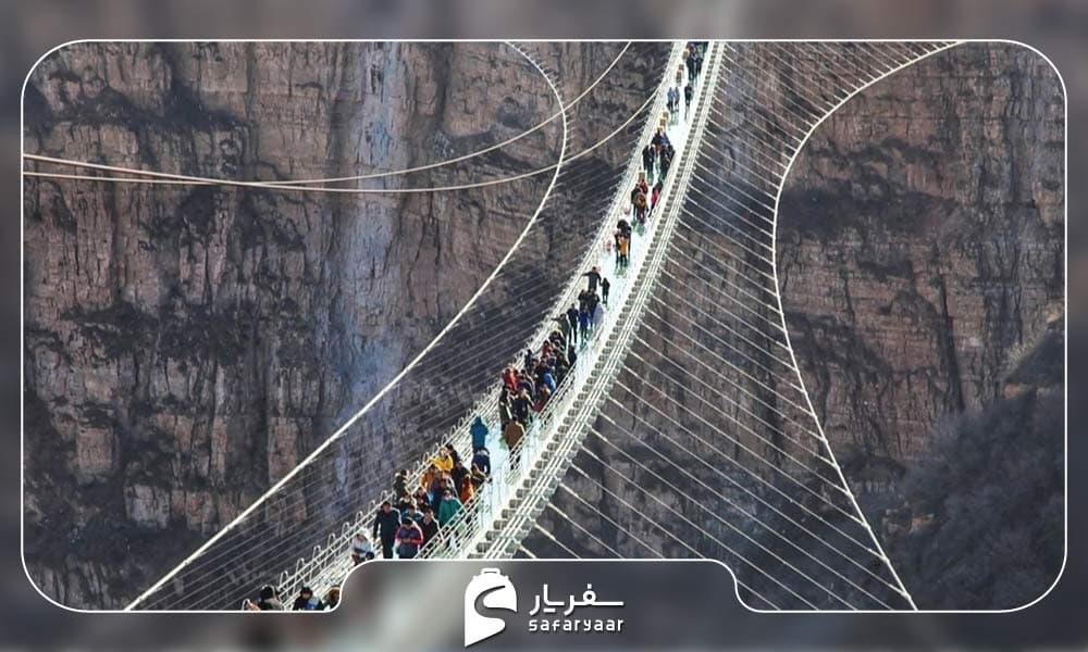 ساختار حفاظتی پل شیشهای چین